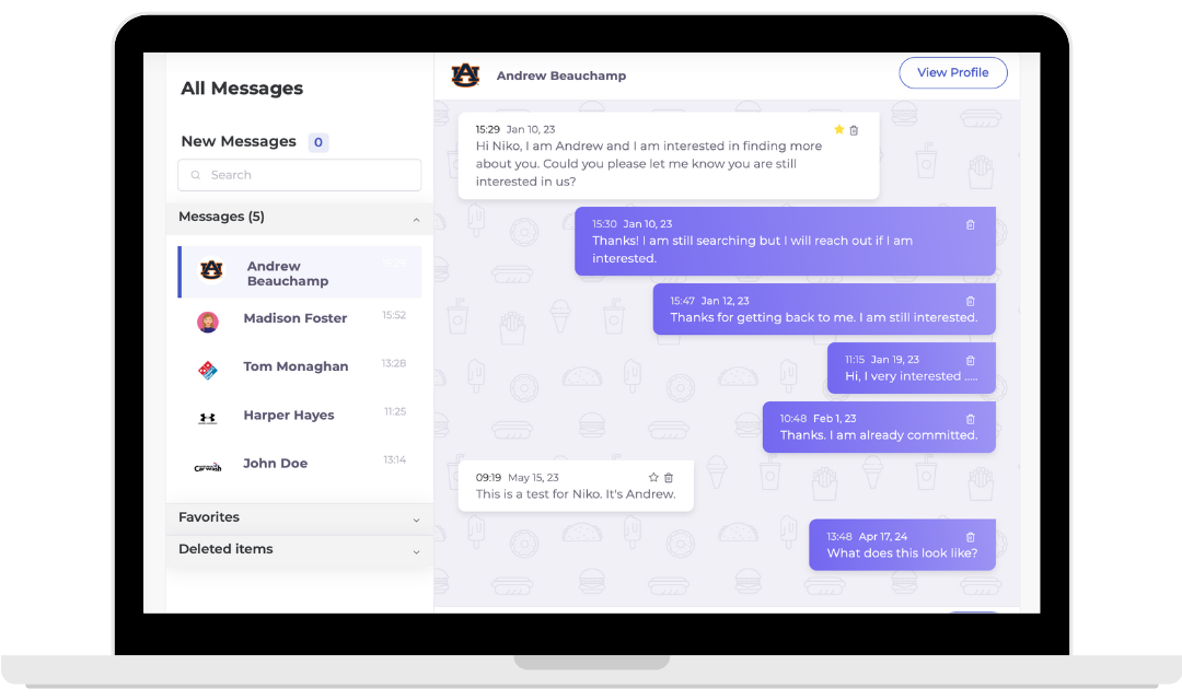 Messaging in PAC-Hub